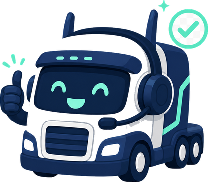 Trucky giving a thumbs up
